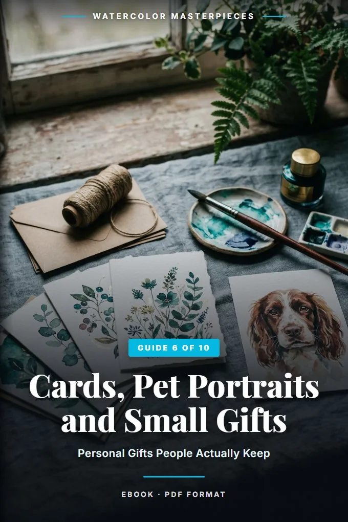 Cards, Pet Portraits and Small Gifts guide cover